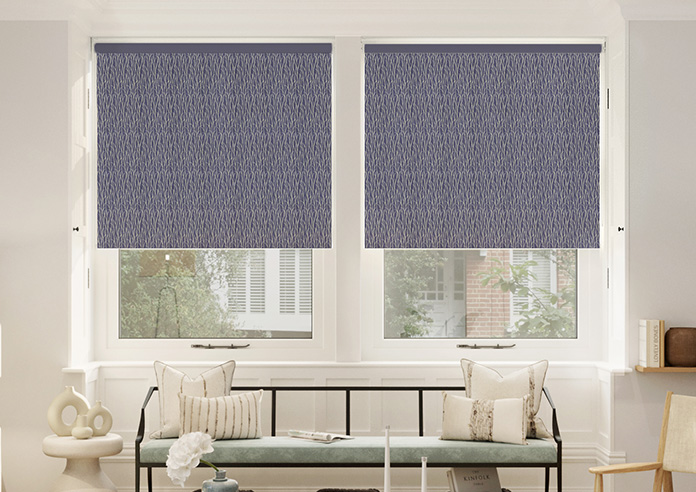 Kindling, Royal Blue - Twist&Fit Roller Blind - Image 3